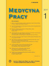 MEDYCYNA PRACY雜志封面